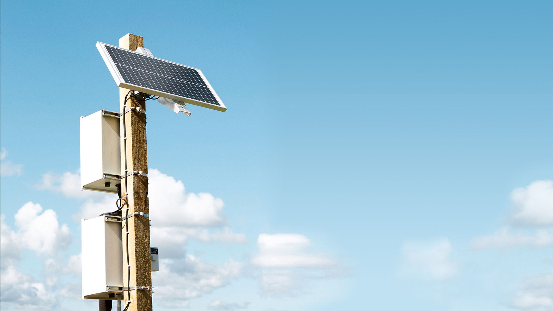 monitoring tower on a construction site