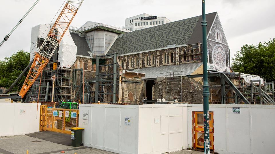 Christchurch Cathedral Reinstatement Project uses a PMK by Adroit