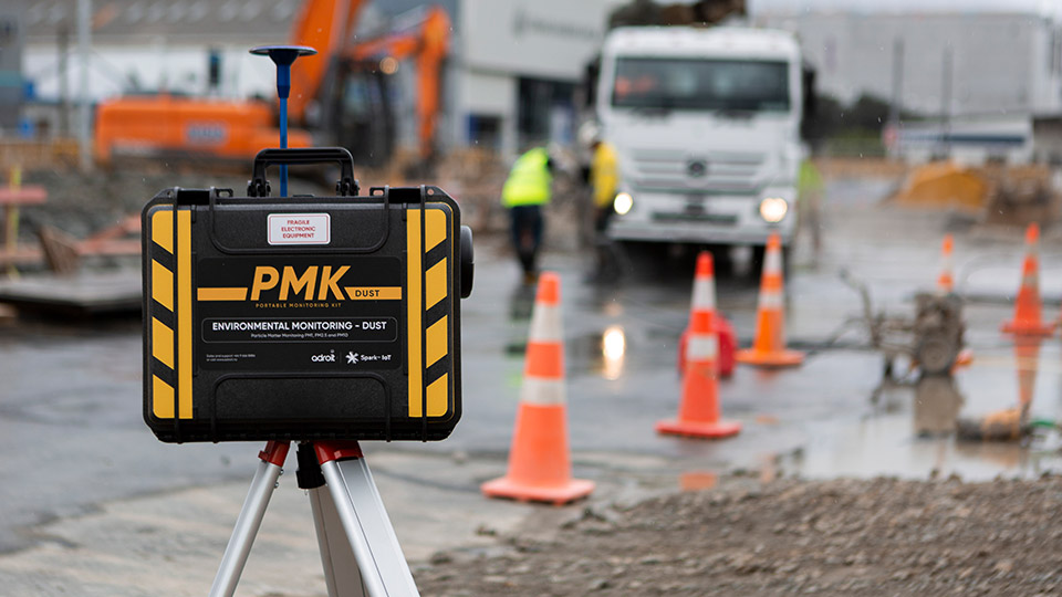 Portable Dust Monitoring Kit used in the construction industry