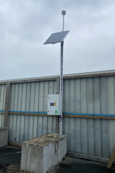 including a weather station in the installation